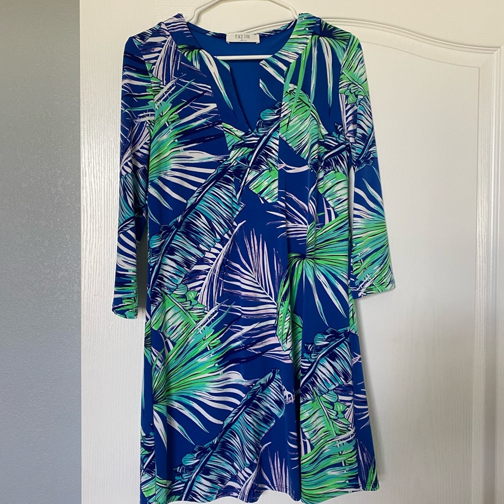 Peach Love California soft sheath dress